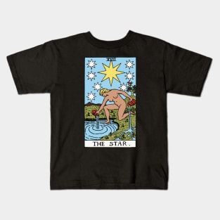 The Star Tarot Card Rider Waite Kids T-Shirt